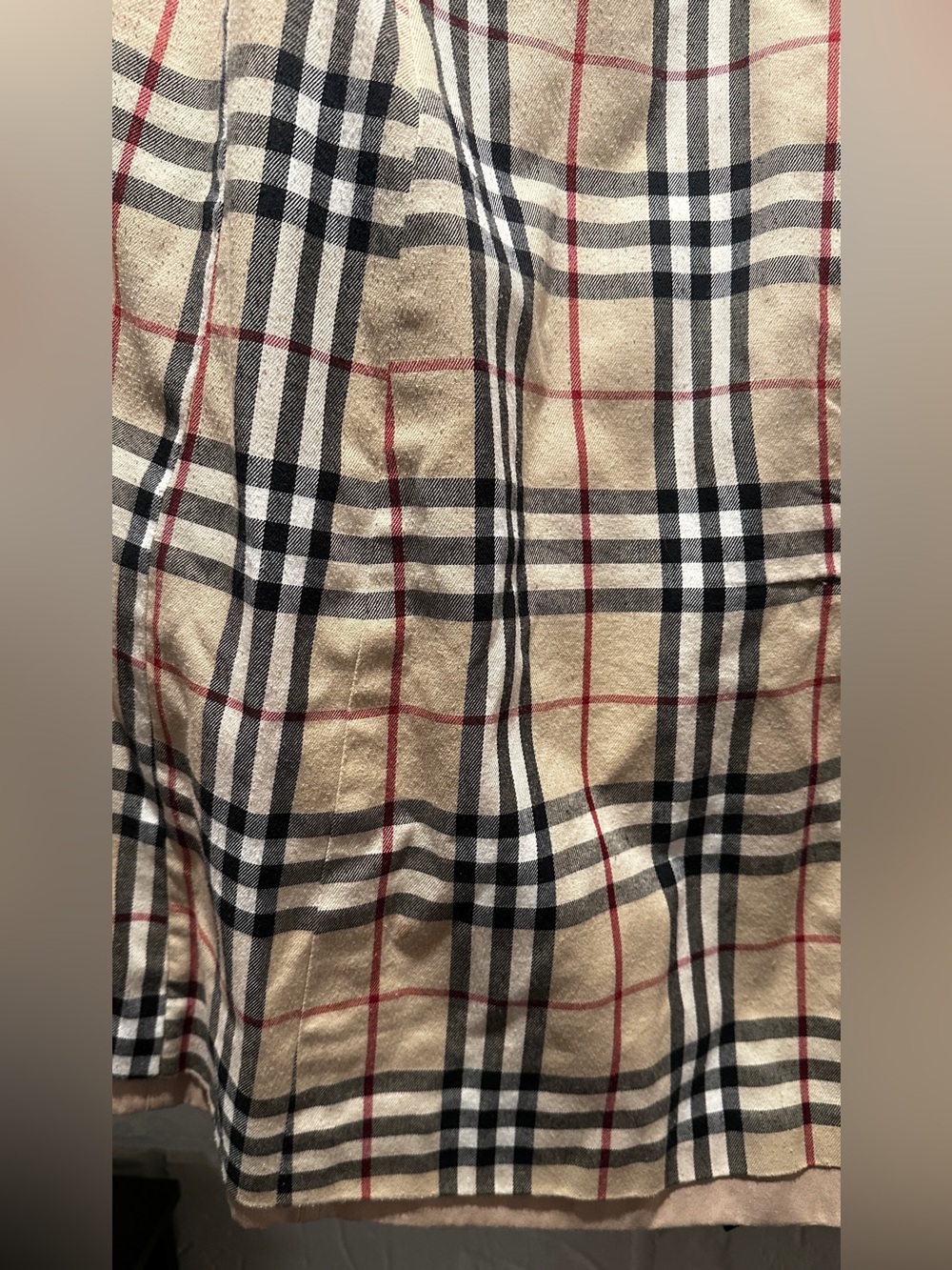 Burberry Kensington Classic Beige Cotton Blend Trench Coat Size 2 - Picture 8 of 16